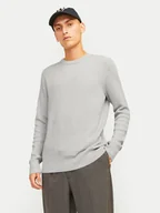 Swetry męskie - Jack&Jones Sweter Perfect 12257771 Szary Regular Fit - miniaturka - grafika 1