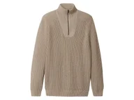 Swetry męskie - esmara Men Sweter męski z golfem (Beżowy, XL (56/58)) - miniaturka - grafika 1