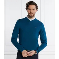 Swetry męskie - Tommy Hilfiger Sweter | Regular Fit | z dodatkiem kaszmiru - miniaturka - grafika 1