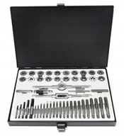 Zestawy narzędziowe - SCHEPPACH Zestaw gwintowników i narzynek 50el. M3-M8 metalowa walizka - miniaturka - grafika 1