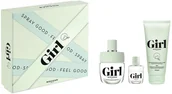 Zestawy kosmetyków damskich - Zestaw Rochas Girl Eau De Toilette Spray 100 ml + Miniatura 4.5 ml + Żel pod prysznic 100 ml (3386460131230) - miniaturka - grafika 1