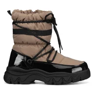 Buty dla dziewczynek - Śniegowce DeeZee CF2959-1 Beżowy - miniaturka - grafika 1