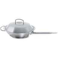 Woki - Fissler FISSLER Original-Profi Collection Wok z metalową pokrywką i długim uchwytem 30 cm 84 833 30 + 20 zł na pierwsze zakupy 84 833 30 - miniaturka - grafika 1