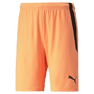 PUMA Teamliga męskie szorty, neonowa czerń cytrusowa, S, Neonowy czarny cytrusowy, S - Spodenki damskie - miniaturka - grafika 1