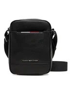 Nerki - Tommy Hilfiger Saszetka Th Central Mini Reporter AM0AM13486 Czarny - miniaturka - grafika 1