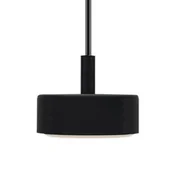 Lampy sufitowe - Minimalistyczna lampa zwieszana no.mini 5163 Shilo metal czarna - miniaturka - grafika 1