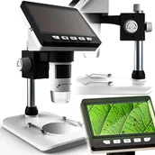 Mikroskopy i lupy - Precyzyjny Mikroskop Cyfrowy Dla Elektrotnika Do Lutowania 1000X Widok Pc - miniaturka - grafika 1