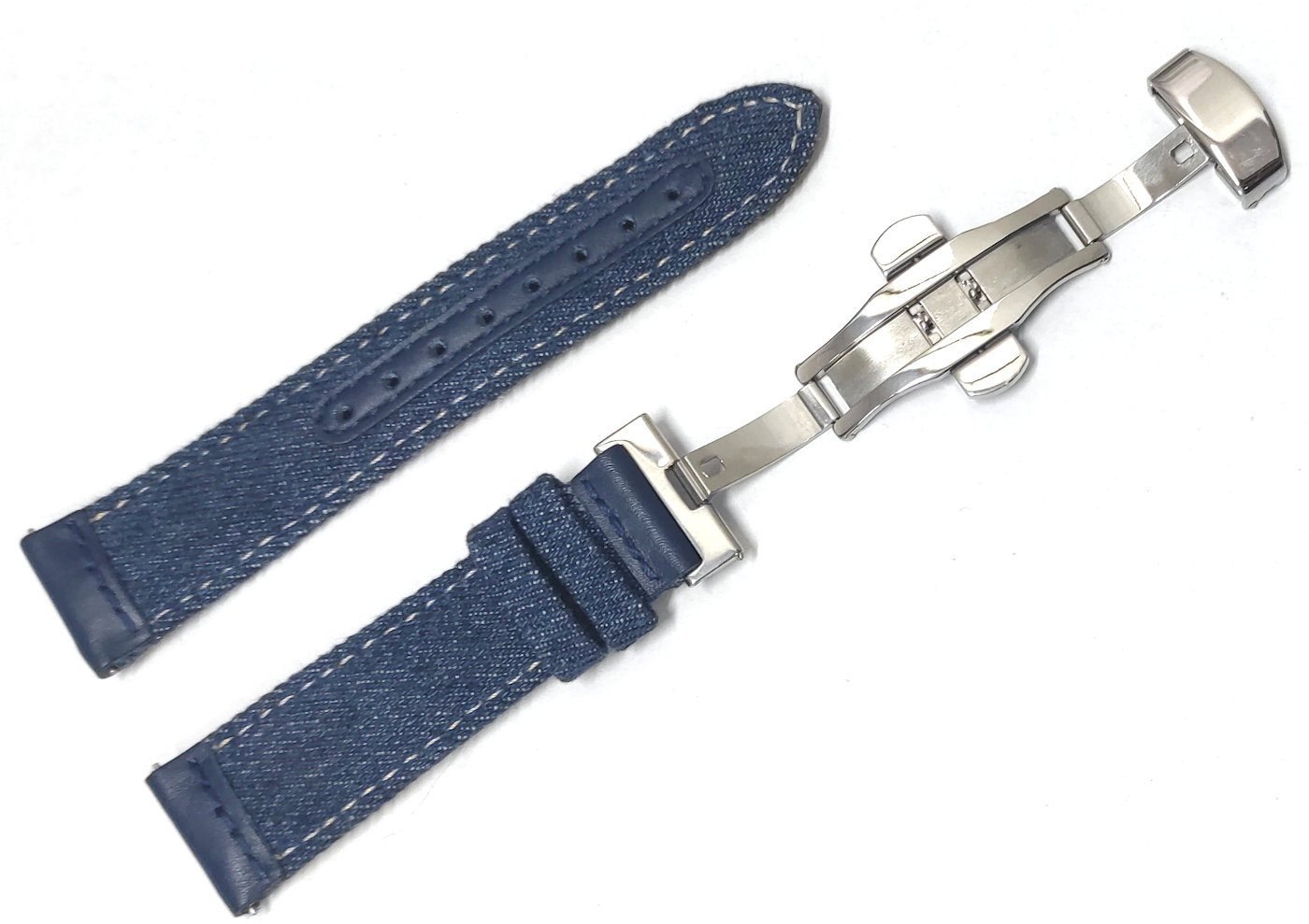 Skórzano-materiałowy pasek do zegarka 20 mm Guess CS1001S9 .