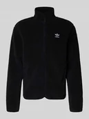 Kurtki damskie - Kurtka polarowa z zamkiem błyskawicznym - miniaturka - grafika 1