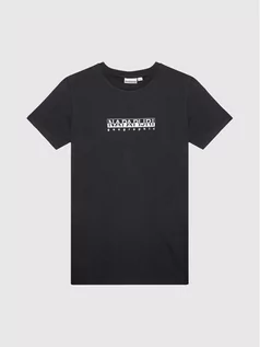 Koszulki dla chłopców - Napapijri T-Shirt K S-Box NP0A4FP5 S Czarny Regular FIt - grafika 1