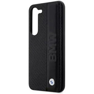 Etui BMW do Samsung Galaxy S23 HardCase Leather Textured & Stripe czarny - Etui i futerały do telefonów - miniaturka - grafika 6