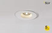 Lampy pozostałe - SLV SPOTLINE PLASTRA downlight GU10 okrągły biały gips 148070 - miniaturka - grafika 1