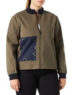 Kurtki damskie - Desigual Damska kurtka 20WWEWEP4091L, zielona, XL - miniaturka - grafika 1