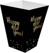 Sylwester - Pudełka na popcorn Happy New Year - 6 szt. - miniaturka - grafika 1