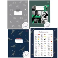 Zeszyty szkolne - 3 SZT. X ZESZYT A4 DO NAUKI PISANIA, 32 KARTKI, W TRZY LINIE, dla chłopca - miniaturka - grafika 1