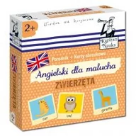 Książki edukacyjne - Karty obrazkowe Angielski dla malucha Zwierzęta - Edgard - miniaturka - grafika 1