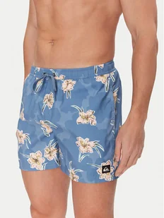 Quiksilver Szorty kąpielowe Everyday Straight Volley 15 EQYJV04121 Niebieski Regular Fit - Kąpielówki męskie - miniaturka - grafika 1