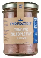 Konserwy i dania rybne - EMPERATRIZ Tuńczyk żółtopłetwy filety w zalewie 200 g (140 g) (słoik) - miniaturka - grafika 1