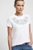 Koszulki sportowe damskie - Medicine t-shirt damski kolor biały - miniaturka - grafika 1