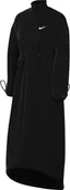 Kurtki damskie - Nike Kurtka damska Sportswear Essntl Trench, Black/White, FN2843-010, XL - miniaturka - grafika 1