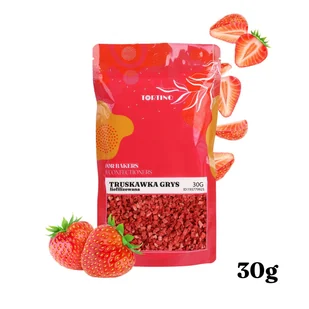 Truskawka liofilizowana grys Tortino 30g - Dodatki do ciast w proszku - miniaturka - grafika 1
