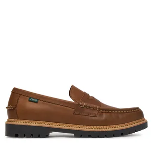 Mokasyny Polo Ralph Lauren Jett Lug 803961420002 Brązowy - Mokasyny męskie - miniaturka - grafika 1