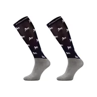 Skarpetki jeździeckie - Skarpety jeździeckie z mikrofibry light grey SPJM Comodo - miniaturka - grafika 1