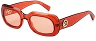Okulary przeciwsłoneczne - Longchamp Damskie okulary przeciwsłoneczne Lo716s, pomarańczowe, 50, pomarańczowy - miniaturka - grafika 1