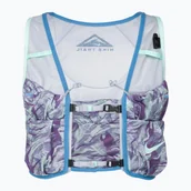 Pozostały sprzęt i akcesoria do ćwiczeń - Kamizelka do biegania Nike Trail Vest 2.0 Printed wolf grey/canyon purple/mint/blue - miniaturka - grafika 1
