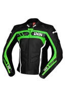 Odzież motocyklowa - Kurtka Motocyklowa iXS RS-600 Czarny/Zielony/Złamany Biały50 - miniaturka - grafika 1