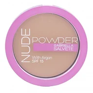 Pudry do twarzy - Gabriella Salvete Nude Powder SPF15 8g W Puder 01 Pure Nude 70874 - miniaturka - grafika 1