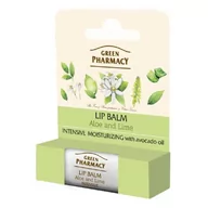 Balsamy do ust - Elfa Green Pharmacy balsam do ust intensywnie nawilżający SPF10 aloes limonka 3,6 g - miniaturka - grafika 1