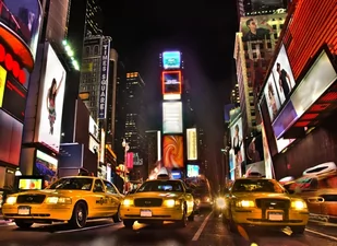 Samoprzylepna fototapeta Nowy Jork Times Square - Fototapety - miniaturka - grafika 1