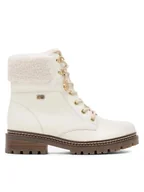 Botki męskie - Remonte Trapery D0B74-81 Biały - miniaturka - grafika 1