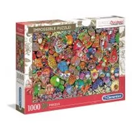 Puzzle - Clementoni Puzzle Impossible Jolly Christmas 1000 - miniaturka - grafika 1