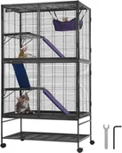 Klatki dla gryzoni - Metalowa Klatka dla Małych Zwierząt 164 cm - miniaturka - grafika 1