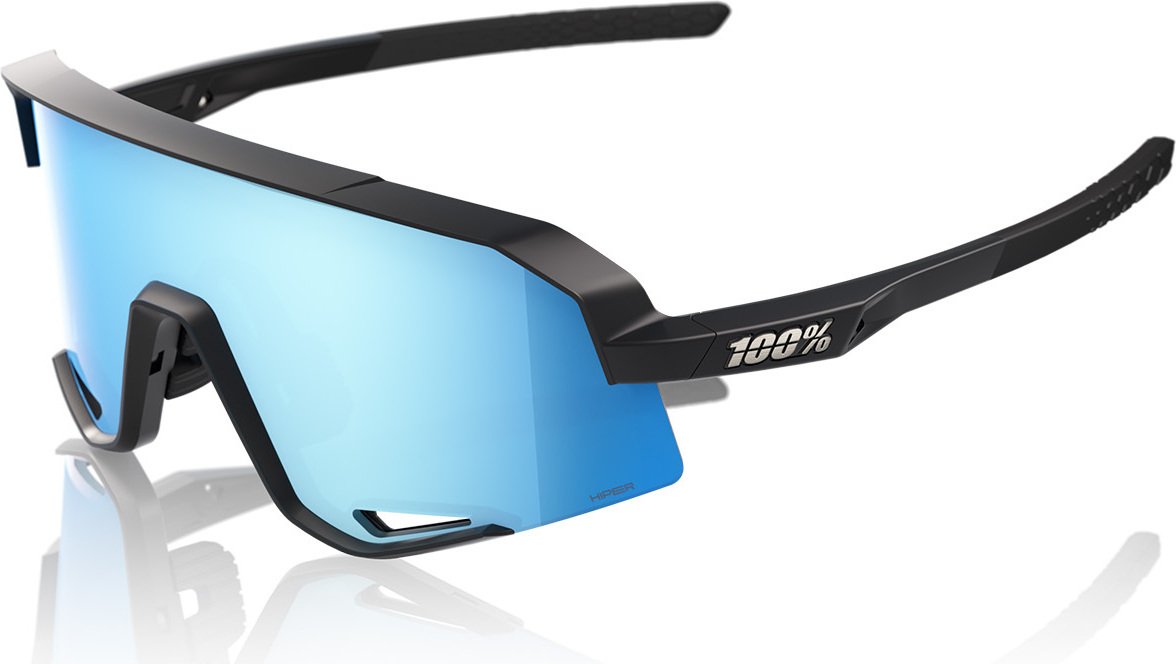 okulary przeciwsłoneczne rowerowe 100% SPEEDLAB - SLENDALE - Czarne