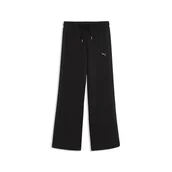 Spodnie rowerowe - HER Comfort spodnie z wysokim stanem z szerokimi nogawkami TR PUMA czarne - miniaturka - grafika 1