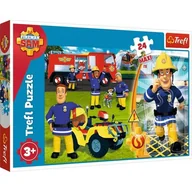 Puzzle - Trefl Puzzle 24 maxi Dzielny strażak Sam - miniaturka - grafika 1