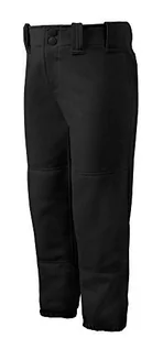 Spodnie damskie - Mizuno Dorosłe damskie spodnie z niskim stanem Fastpitch Softball Czarny L - grafika 1