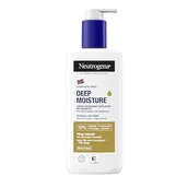 Balsamy i kremy do ciała - Neutrogena Norweska formuła Deep Moisture balsam do ciała (250 ml), natychmiast wchłaniający się balsam do ciała dla 72 h nawilżenia, nietłusty balsam z gliceryną, pro-ceramidałami i olejkiem - miniaturka - grafika 1