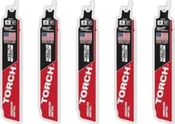 Brzeszczoty - Milwaukee MILWAUKEE BRZESZCZOT DO PIŁY SZABLASTEJ 150 TCT TORCH NITRUS/5szt. - miniaturka - grafika 1