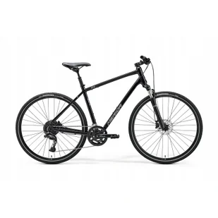 Rower crossowy Merida CROSSWAY 300 M(51) GLOSSY BLACK(SILVER) - Rowery - miniaturka - grafika 1