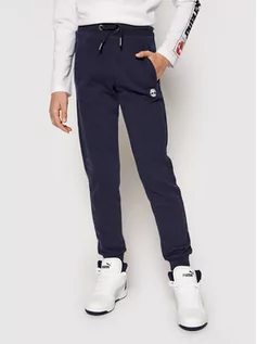 Spodnie i spodenki dla chłopców - Timberland Spodnie dresowe T24B24 S Granatowy Regular Fit - grafika 1