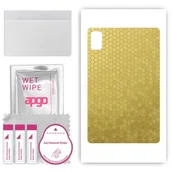 Akcesoria do tabletów i e-booków - folia naklejka skórka strukturalna na TYŁ do Ulefone Tab A8 - Plaster Miodu Złoty - apgo SKINS - miniaturka - grafika 1