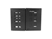 Szafy rack - Lanberg RAMA WISZĄCA ROZKŁADANA 19&quot 8U 497X400/240 CZARNA FB01-5408-10B - miniaturka - grafika 1