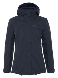Jack Wolfskin Kurtka funkcyjna 3w1 "Manapouri" w kolorze granatowym - Kurtki i kamizelki sportowe damskie - miniaturka - grafika 1