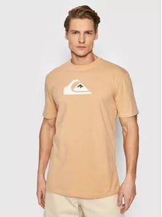 Koszulki i topy damskie - Quiksilver T-Shirt Comp EQYZT06534 Pomarańczowy Regular Fit - grafika 1