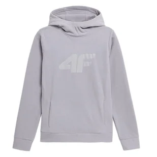 Bluza 4F H4Z22PLD35227S - szara - Bluzy sportowe damskie - miniaturka - grafika 1