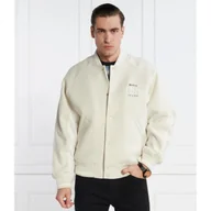 Kurtki męskie - Tommy Jeans Ocieplana kurtka bomber | Loose fit | z dodatkiem wełny - miniaturka - grafika 1